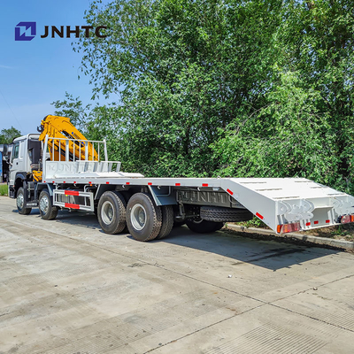 NEW Howo Crane Truck 8X4 10Ton Kargo Dengan Crane Lipat 16 Roda Harga Terbaik