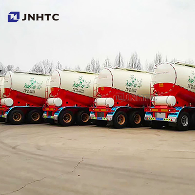3 poros 50 Cbm V-Type Bulk Cement Tank Semi Trailer Untuk Transportasi Bulk Powder Untuk Dijual