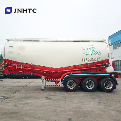 3 poros 50 Cbm V-Type Bulk Cement Tank Semi Trailer Untuk Transportasi Bulk Powder Untuk Dijual