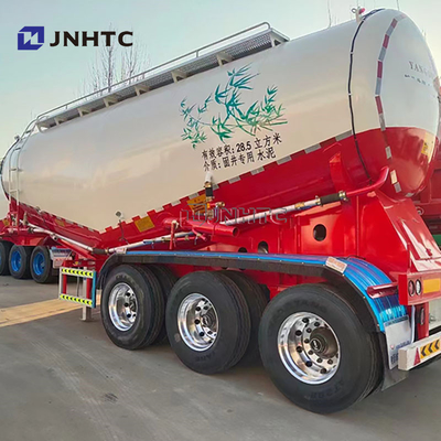 3 poros 50 Cbm V-Type Bulk Cement Tank Semi Trailer Untuk Transportasi Bulk Powder Untuk Dijual