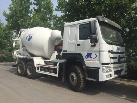 6 × 4 336hp Truk Pengaduk Beton / Truk Semen Mini Dengan Kapasitas Beban Berat