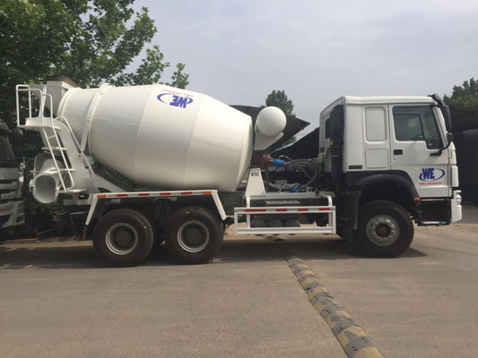 6 × 4 336hp Truk Pengaduk Beton / Truk Semen Mini Dengan Kapasitas Beban Berat