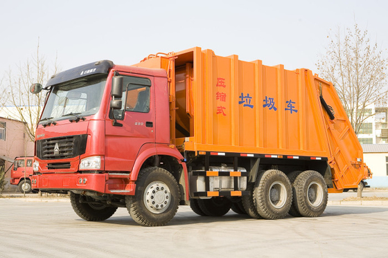 15 - 16CBM LHD 4X2 Sampah Compactor Truck Dengan Sistem Tekanan Tinggi ZZ1167M4611