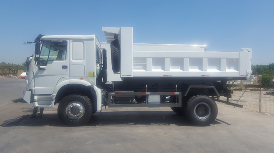 4 × 2 290hp Double Axle Dump Truck, SINOTRUK 5 - 10 Ton Dump Truck Untuk Docks