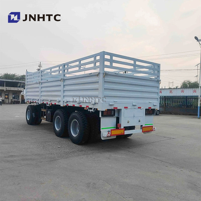 Full Trailer 3 Axle 40Ton Kargo Pagar Full Trailer Dengan Drawbar