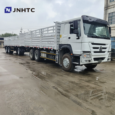 Full Trailer 3 Axle 40Ton Kargo Pagar Full Trailer Dengan Drawbar