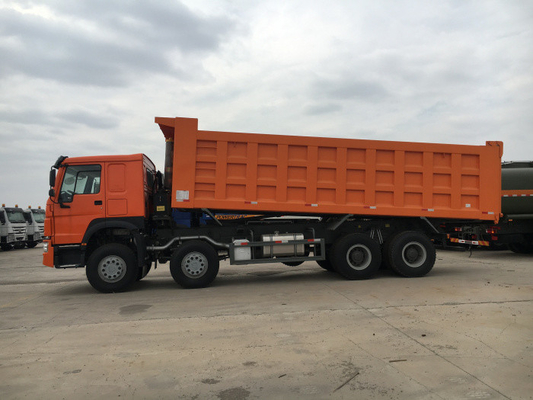 Kapasitas Pemuatan Tinggi 12 Wheeler Dump Truck Dengan Keselamatan Sistem Kontrol Hidrolik