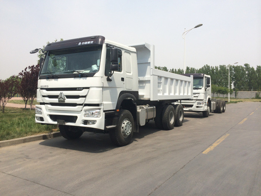Fiji Heavy Duty Dump Truck 371hp 15M3 Kapasitas Dengan Lift Merek Depan Hyva