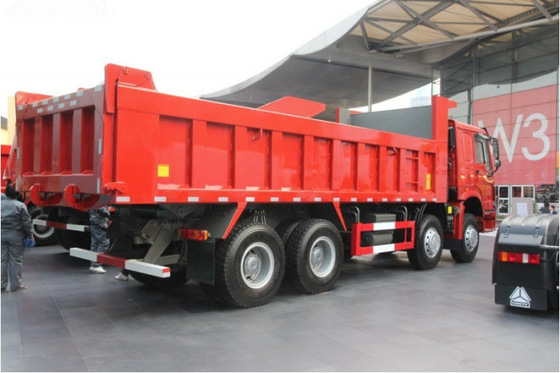 8x4 25-30M3 12 Roda Dump Truck 50-60T Beban Capaicty Sinotruk Howo7 Model 371hp