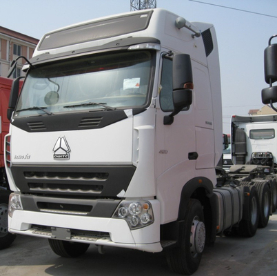 RHD 420 HP Prime Mover Truck / Sinotruk Howo Tractor 6x4 Dengan Pin King 3,5 inci