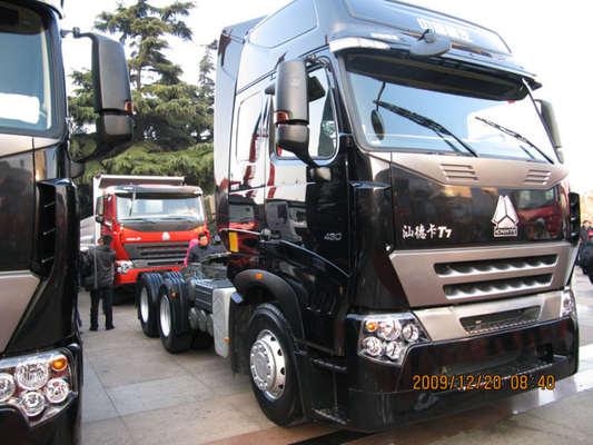 SINOTRUK Howo A7 G Prime Mover Truck Dengan Atap Tinggi Cab Euro 2 Untuk Trailer Semi