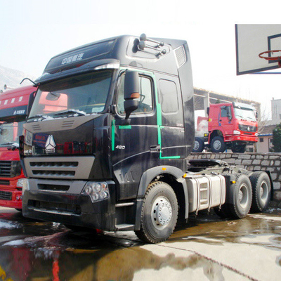 SINOTRUK Howo A7 G Prime Mover Truck Dengan Atap Tinggi Cab Euro 2 Untuk Trailer Semi