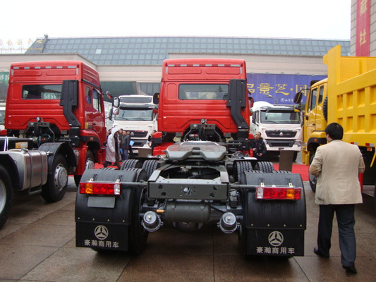 Keselamatan 30T 371HP 6X4 Prime Mover Truck Weather Resistance MODEL ZZ4255N3246B1