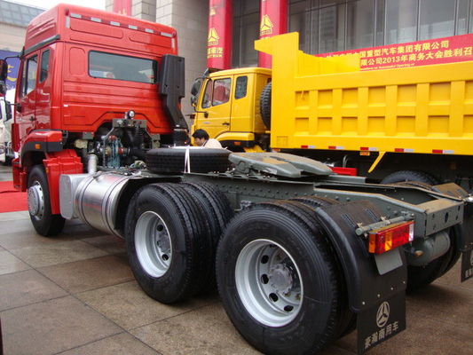Keselamatan 30T 371HP 6X4 Prime Mover Truck Weather Resistance MODEL ZZ4255N3246B1