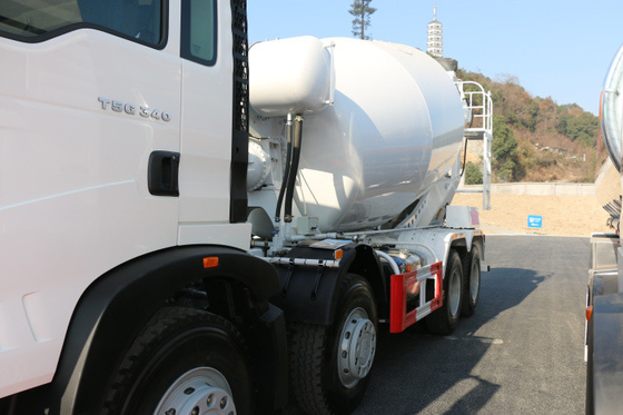 Sinotruk Howo7 Merk Cement Mixer Truck 4 M3 Untuk Pabrik Batching Beton