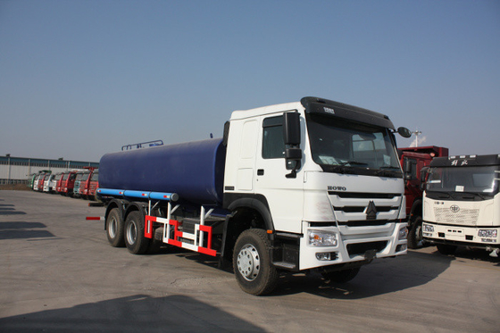 Howo 20 CBM White Sewage Waste Truck / 6x4 336HP Safety Sewer Cleaning Truck