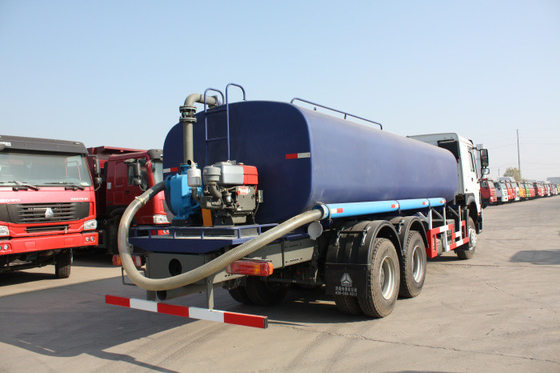 Howo 20 CBM White Sewage Waste Truck / 6x4 336HP Safety Sewer Cleaning Truck