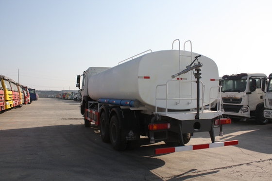 10 Roda 6X4 336HP 20M3 Tanker Air Truk Satu Tempat Tidur Model ZZ1257M4341W