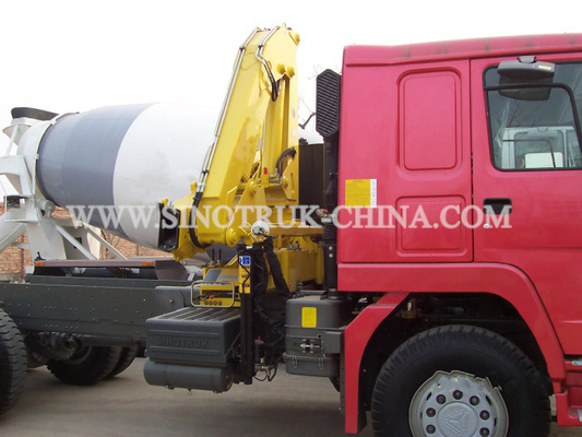 Truk Yang Handal Dipasang Hoist / LHD 336HP Lorry Mounted Crane Untuk Barang Lift