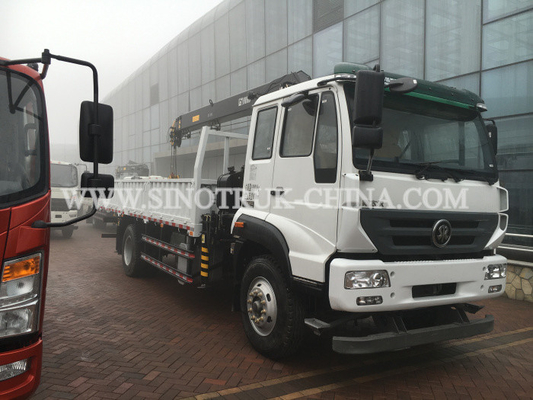Heavy Cargo Truck Mounted Crane 5 Ton Kapasitas Angkat Untuk Transportasi