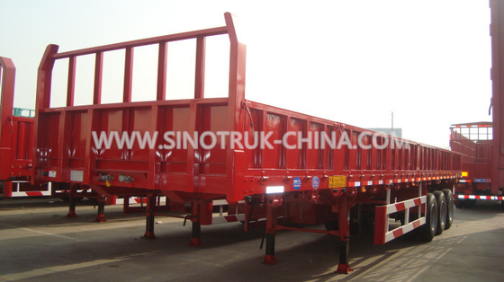 Fungsi ganda Semi Trailer Tugas Berat Untuk Mengangkut 40 Kaki Atau 20 Kaki Kontainer