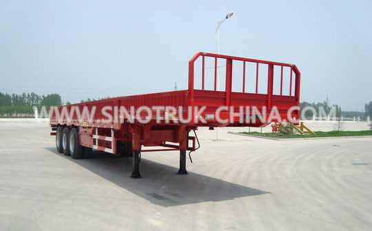 Fungsi ganda Semi Trailer Tugas Berat Untuk Mengangkut 40 Kaki Atau 20 Kaki Kontainer