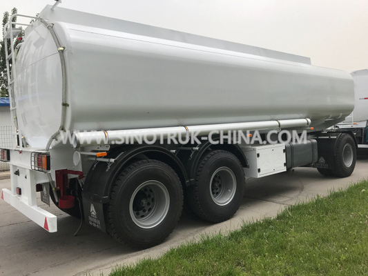 25 Ton 3 BPW Asupan Trailer Tangki Minyak / Tangki Bahan Bakar Trailer Semi Dengan 2 Kamar