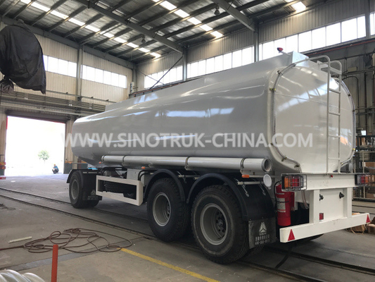 Trailer Semi Tugas Berat Tiga Gandar, Trailer Tangki Cair Tebal 25000 Liter 4 Mm