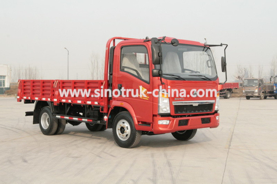 Truk Komersial Tugas Ringan 4x2 Howo Cargo Kapasitas 5 - 10T Pemindahan 4.257 L