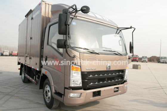 4610 * 2310 * 2115 Truk Komersial Tugas Ringan, Truk Kotak Van Kargo 6 Roda