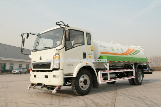 LHD / RHD 4X2 5CBM Air Sprinkler Truk Diesel Jenis Bahan Bakar Ukuran 5995 X 2050 X 2350mm