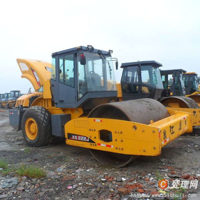 XS202 Mechanical Drum Roller Compactor 20 Ton Mesin Pemeliharaan Jalan
