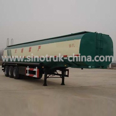 ABS Opsional Tugas Berat Semi Trailer / Tanker Minyak Trailer Semi 25 Ton Landing Gear
