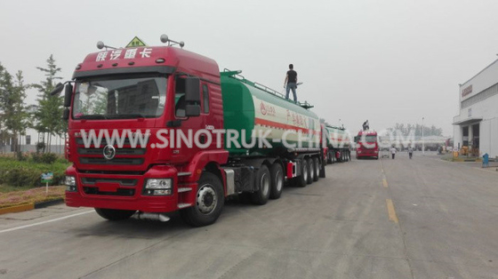 ABS Opsional Tugas Berat Semi Trailer / Tanker Minyak Trailer Semi 25 Ton Landing Gear