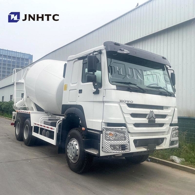 HOWO Truk Beton 6X4 Truk Traktor Pompa Beton Campuran Baru Dengan 12 Roda Truk Beton