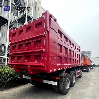 Howo 6x4 Baru/Dipakai 10 Roda Truk Dump Diesel Tipper Kamera Belakang 400HP Euro 2 Euro 3 Standar Emisi 8L Hino RHD