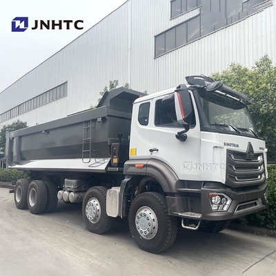 China HOWO NX 8*4 400 tenaga kuda truk dump dengan 31-40 ton kapasitas muat truk tipper 40 ton 12 roda truk dump