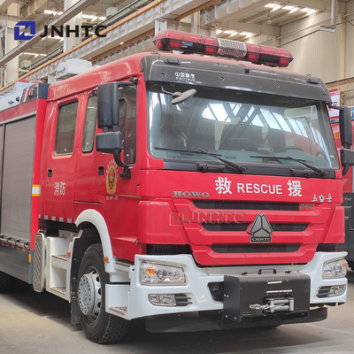 HOWO 18m High Spray Arm 4x2 12000l Large Flow Fire Rescue Fire Truck Dijual