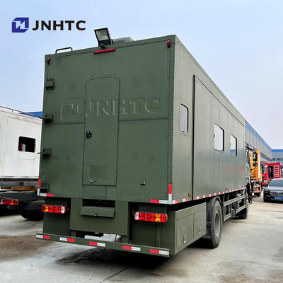 HOWO 4x2 6 Roda Mobil Camping Dapur Restoran Restoran Truck Vending Kendaraan Kargo Truck Untuk Dijual