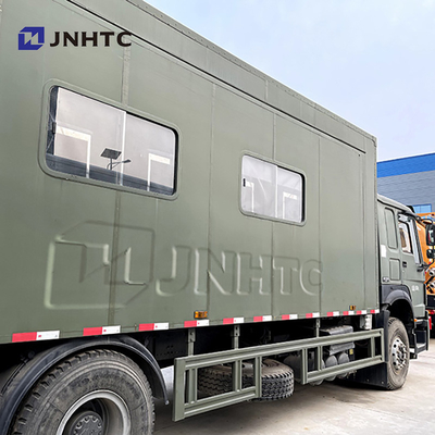 HOWO 4x2 6 Roda Mobil Camping Dapur Restoran Restoran Truck Vending Kendaraan Kargo Truck Untuk Dijual