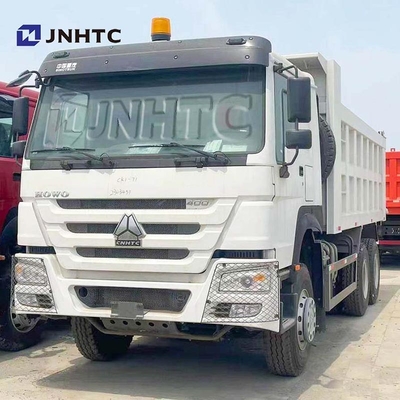 Baru / Digunakan Sinotruk Howo Dump Trucks 400hp Truk Berat 10 Roda Pengemudi Kiri Truk Tipper Untuk Afrika