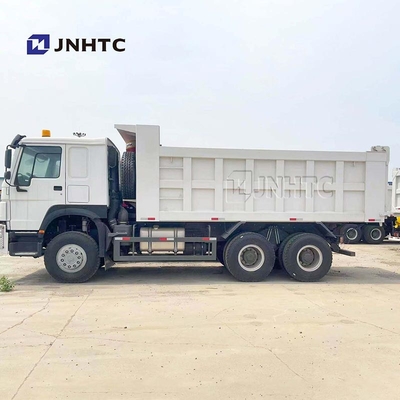 Baru / Digunakan Sinotruk Howo Dump Trucks 400hp Truk Berat 10 Roda Pengemudi Kiri Truk Tipper Untuk Afrika