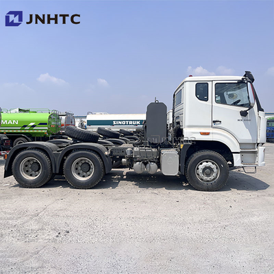 HOWO NX 10 Roda 380hp Semi Traktor Truk Kepala Diesel Bahan bakar Transmisi manual kanan Euro 2 Jual cepat harga rendah