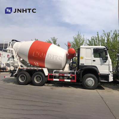 SINOTRUK HOWO Truk Campuran Beton 10m3 Kapasitas Cement Campuran Truk Dipasang Truk Campuran Beton Untuk Dijual
