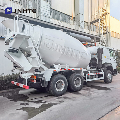 SINOTRUK HOWO Truk Campuran Beton 6X4 336HP 10m3 Kapasitas Cement Campuran Truk Dipasang Truk Campuran Beton Untuk Dijual