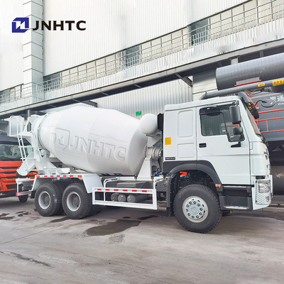 SINOTRUK HOWO Truk Campuran Beton 6X4 336HP 10m3 Kapasitas Cement Campuran Truk Dipasang Truk Campuran Beton Untuk Dijual