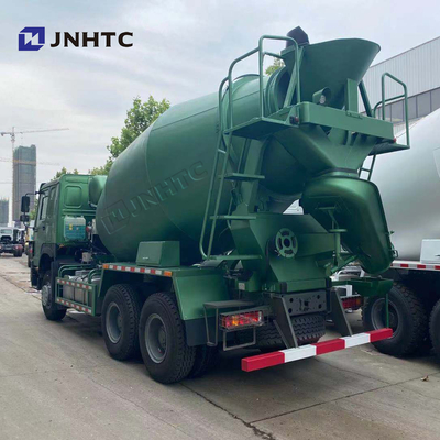 Hot HOWO Beton Campuran Truk 6x4 10 Roda Kapasitas Cement Campuran Truk dipasang Beton Mixer Pump Truck