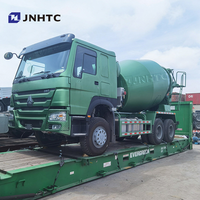 Hot HOWO Beton Campuran Truk 6x4 10 Roda Kapasitas Cement Campuran Truk dipasang Beton Mixer Pump Truck