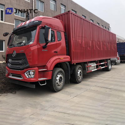 Hot HOWO Brand 8*4 pagar truk kargo tugas berat tumpukan kargo van transportasi truk untuk dijual