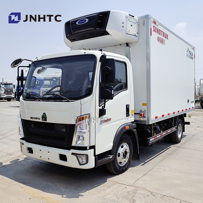 Baru HOWO 3t 4t 5t 4x2 Truk kulkas Truk makanan ringan Truk kulkas Truk